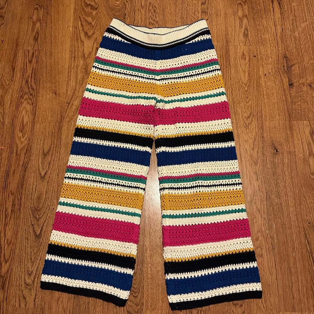 Zara Multicolor Striped Knit pants - Picture 3 of 11